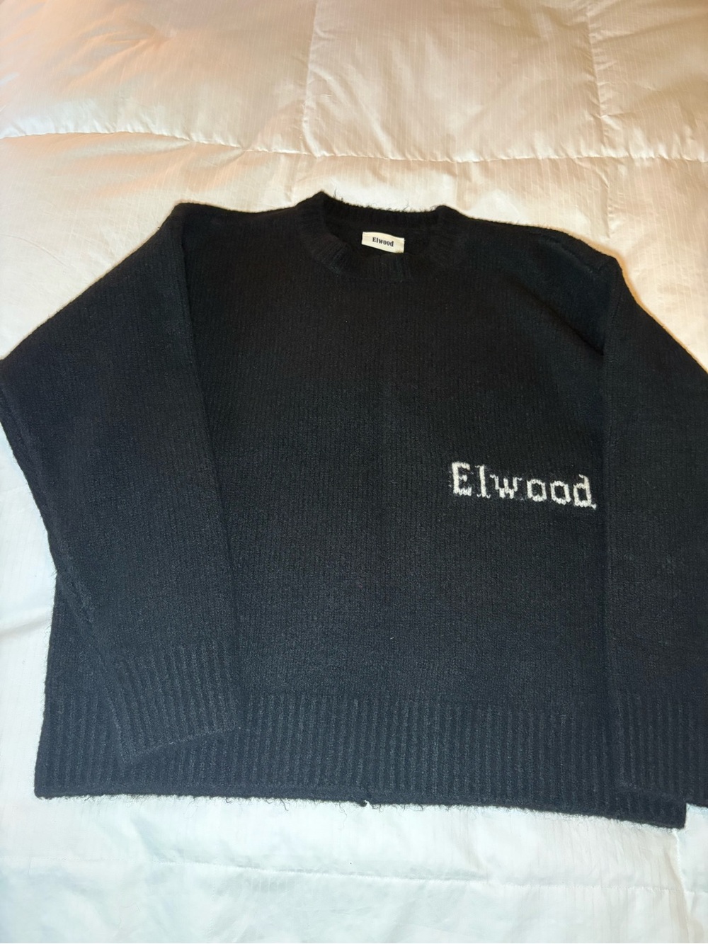 Elwood Knit Crewneck Black size S